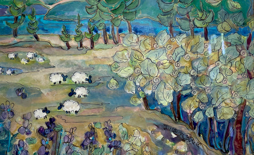 Sheep on the Narrows- Original