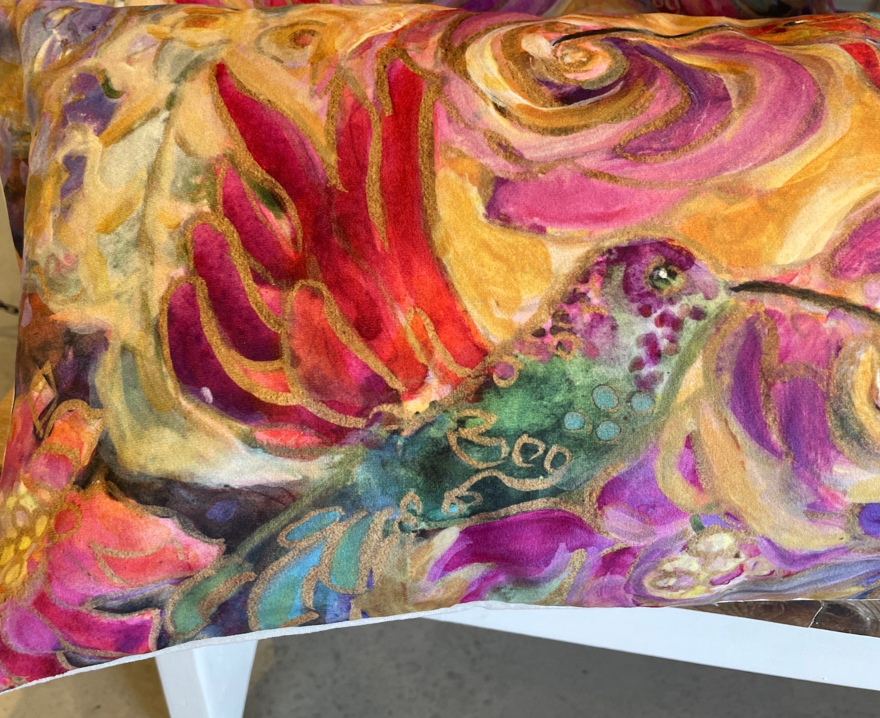 Hummingbird Joy Pillowcase Canadian made