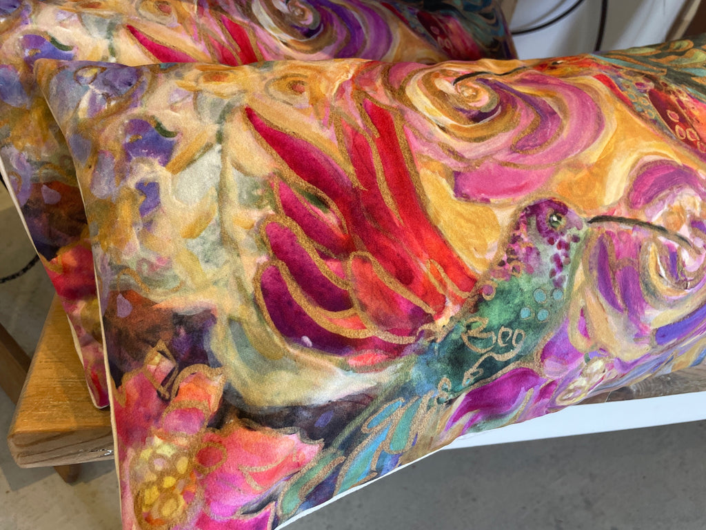 Hummingbird Joy Pillowcase Canadian made