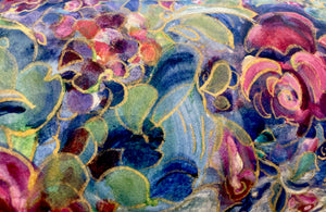 Rose Garland Velvet Pillow