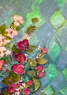 “Alfresco” Triptych Limited Edition Original Enhanced