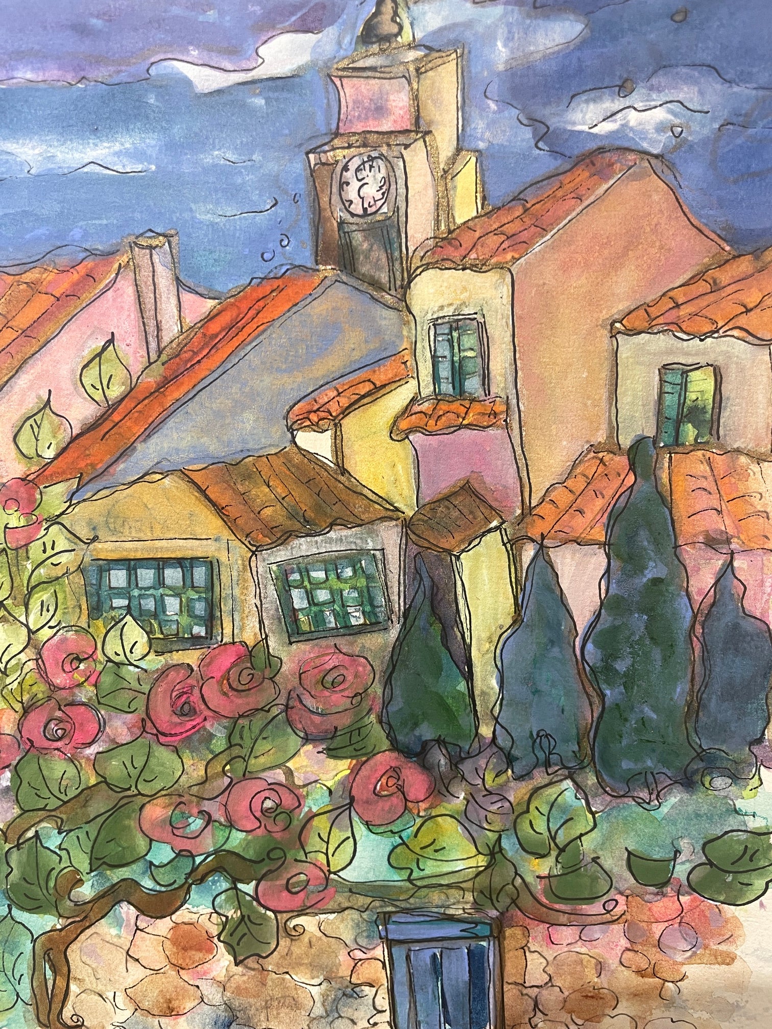 "Roussillons France".  Original