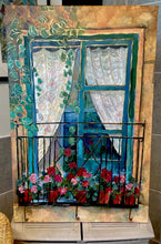 Load image into Gallery viewer, Secrets and Geraniums 24X36 Enhanced Limited Edition #327/400