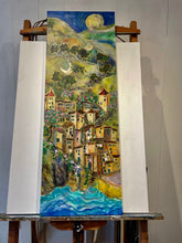 Load image into Gallery viewer, Walking to the Moon  17&quot;X48&quot;      Enhanced Canvas #9/200