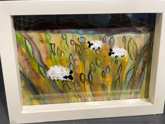 Sheep in the Field.     Small Original