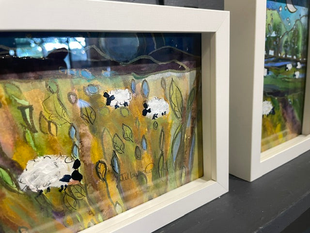 Sheep in the Field.     Small Original