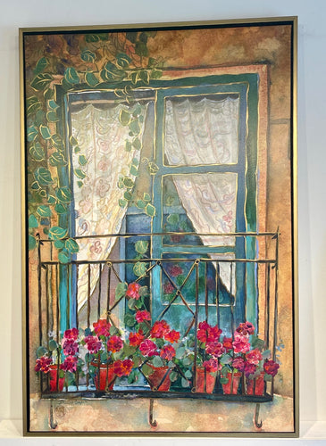 Secrets and Geraniums 24X36 Enhanced Limited Edition #327/400