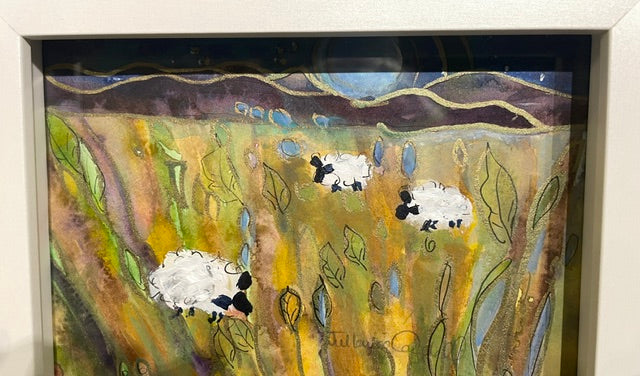 Sheep in the Field.     Small Original