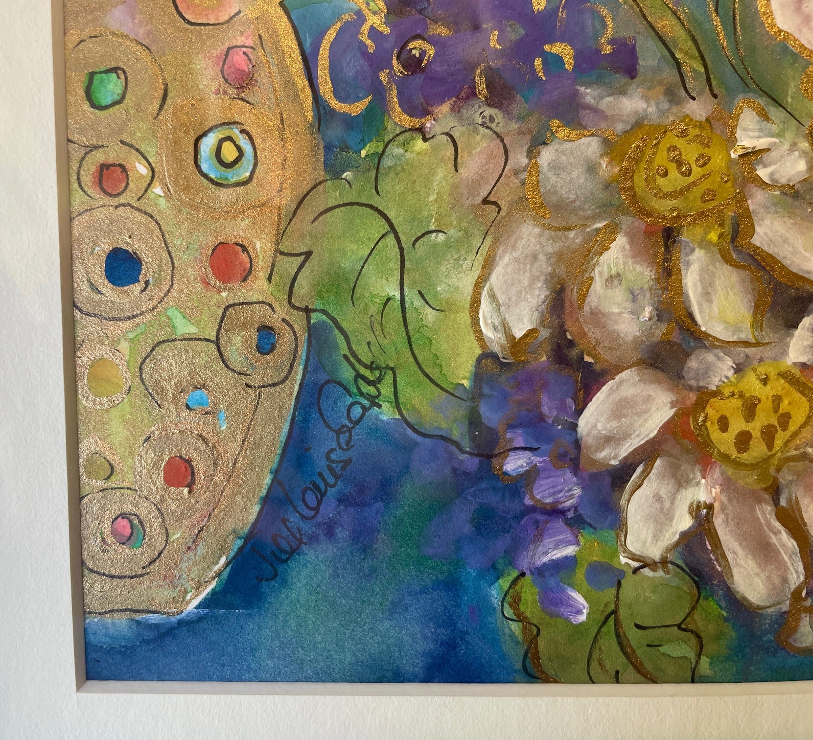 The Golden Vase 5"X7" - original