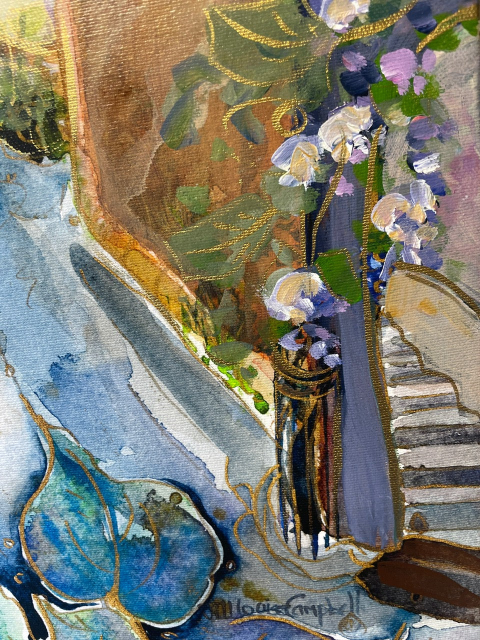 Simple Pleasures- auction 16X24 Original Enhanced Anniversary Edition #2/200