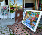 White Frame : Art Print 7.5”x20”