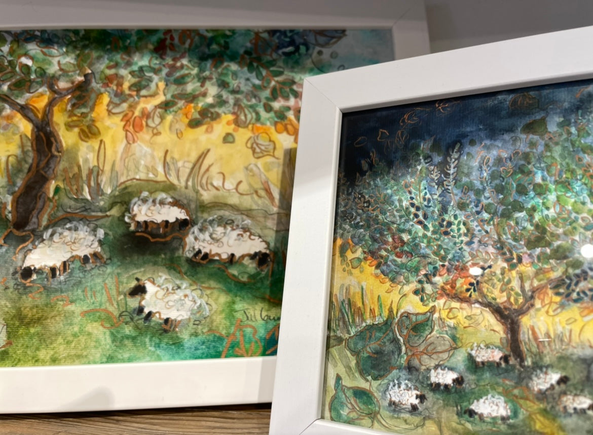 White Frame : Art Print 7.5”x20”