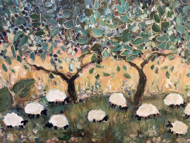 “Contentment” auction 16x24 Original Enhanced Canvas reproduction #4/400