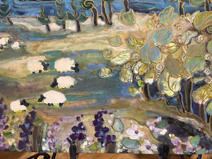 Sheep on the Narrows - Original Enhanced Ltd Edition