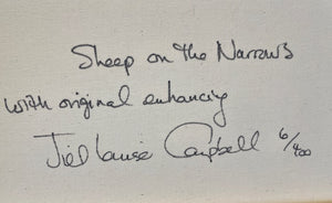 Sheep on the Narrows - Original Enhanced Ltd Edition