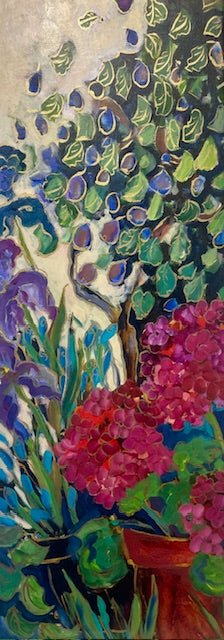 Slice of Geraniums 13X36 Enhanced #3/400