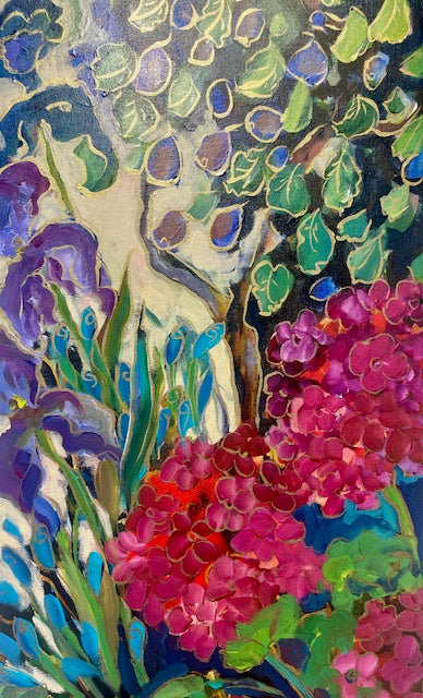 Slice of Geraniums 13X36 Enhanced #3/400