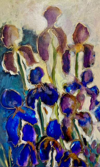 Slice of Iris Enhanced 13X36. Original Enhanced  #3/400