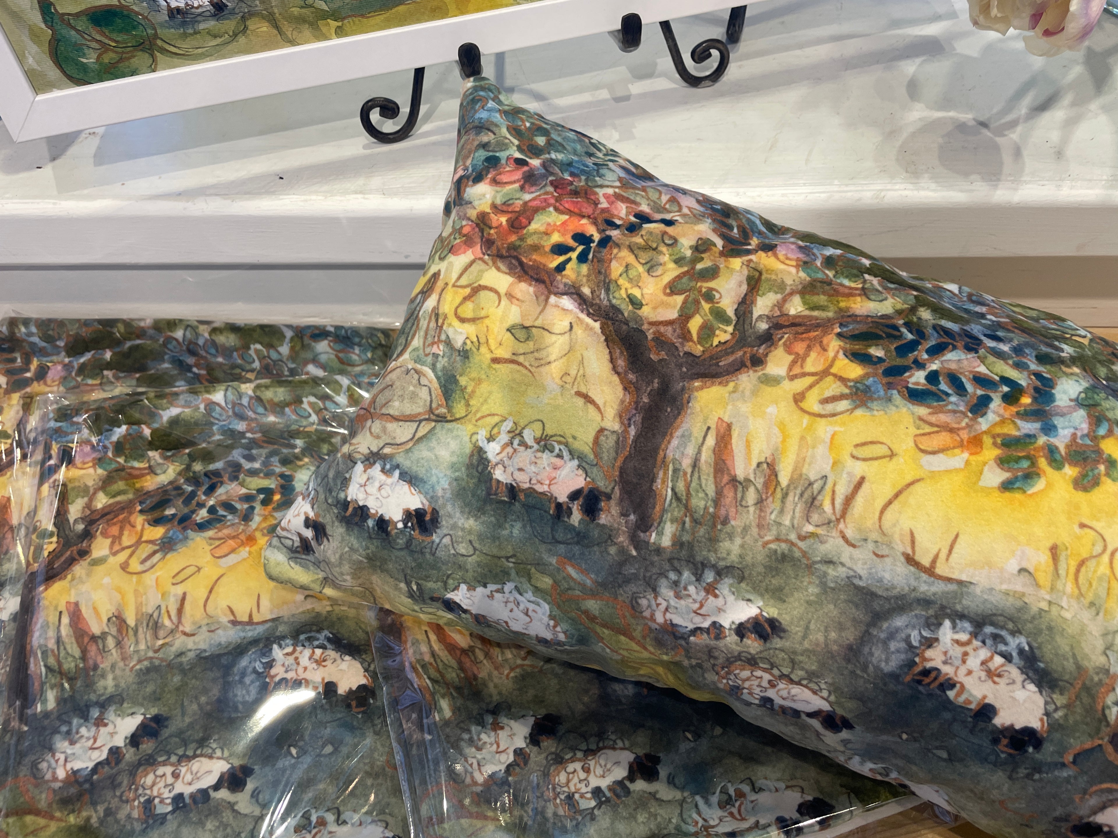 Contentment Velvet Pillow