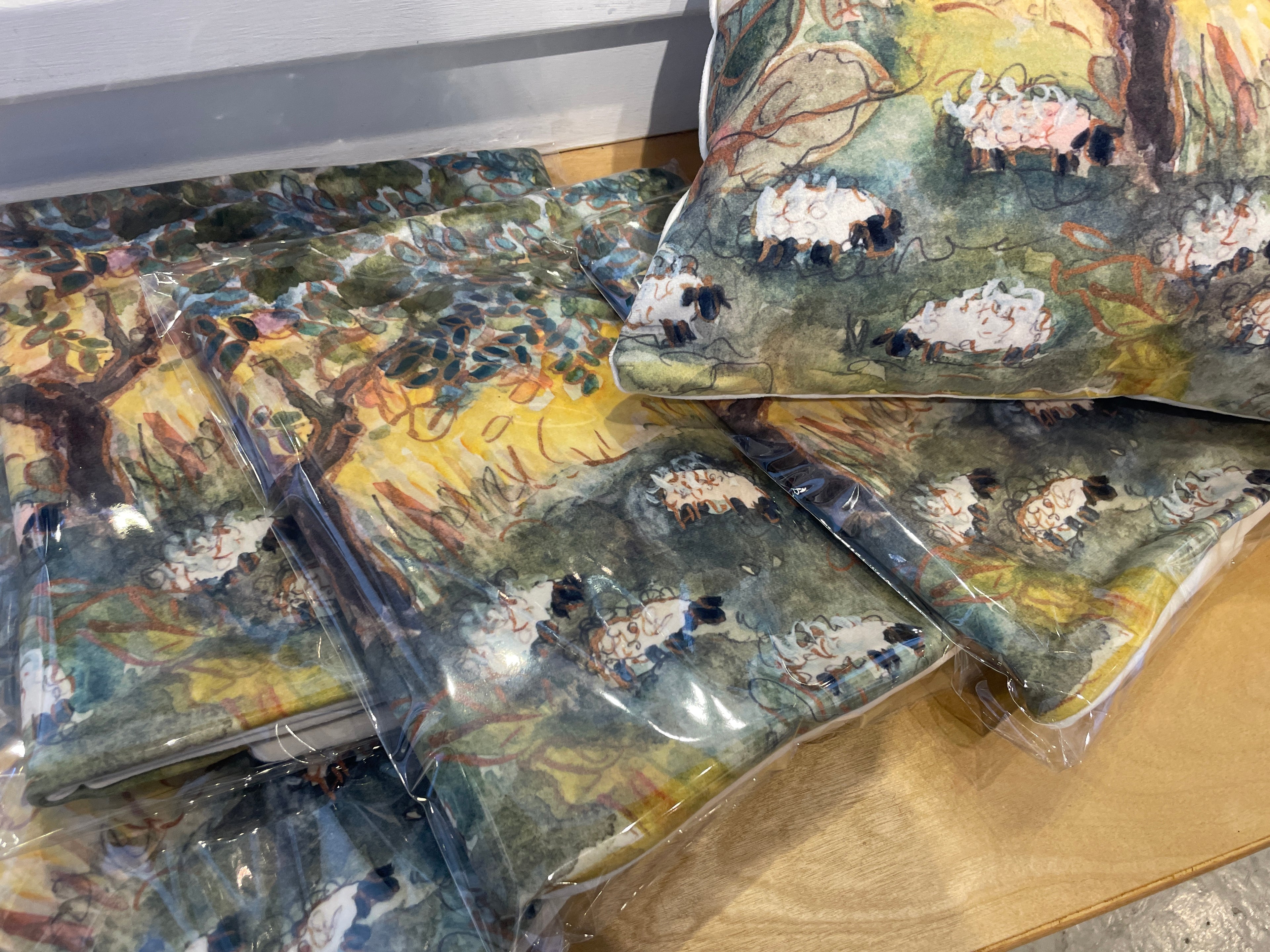 Contentment Velvet Pillow