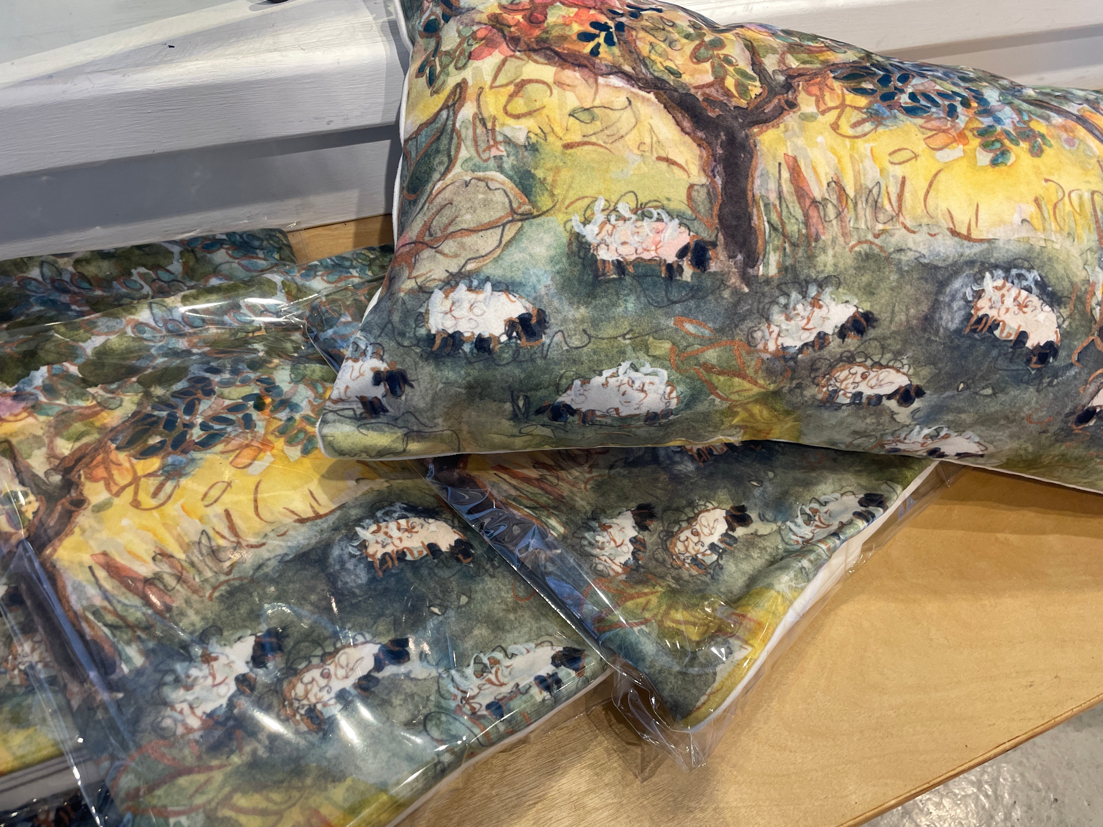 Contentment Velvet Pillow