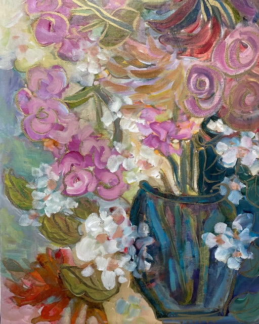 “Bellissimo” auction 13x36 Original Enhanced Canvas reproduction #2/400 left side panel