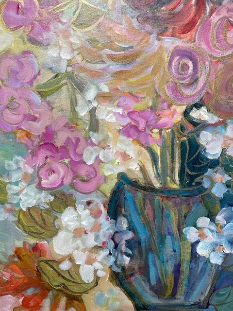 “Bellissimo” auction 13x36 Original Enhanced Canvas reproduction #2/400 left side panel