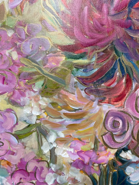 “Bellissimo” auction 13x36 Original Enhanced Canvas reproduction #2/400 left side panel