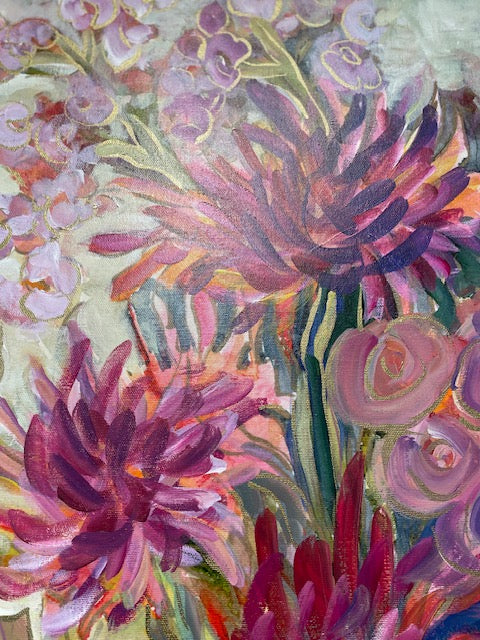 “Bellissimo” auction 13x36 Original Enhanced Canvas reproduction #2/400 left side panel