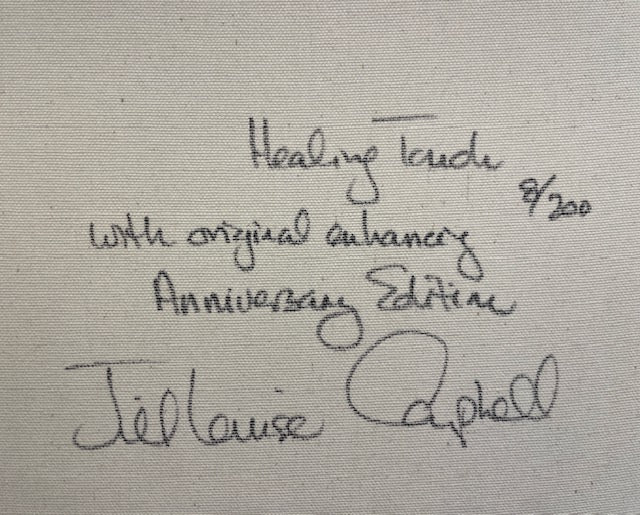 “Healing Touch” auction 16x24 Original Enhanced Anniversary Edition Canvas reproduction #8/200