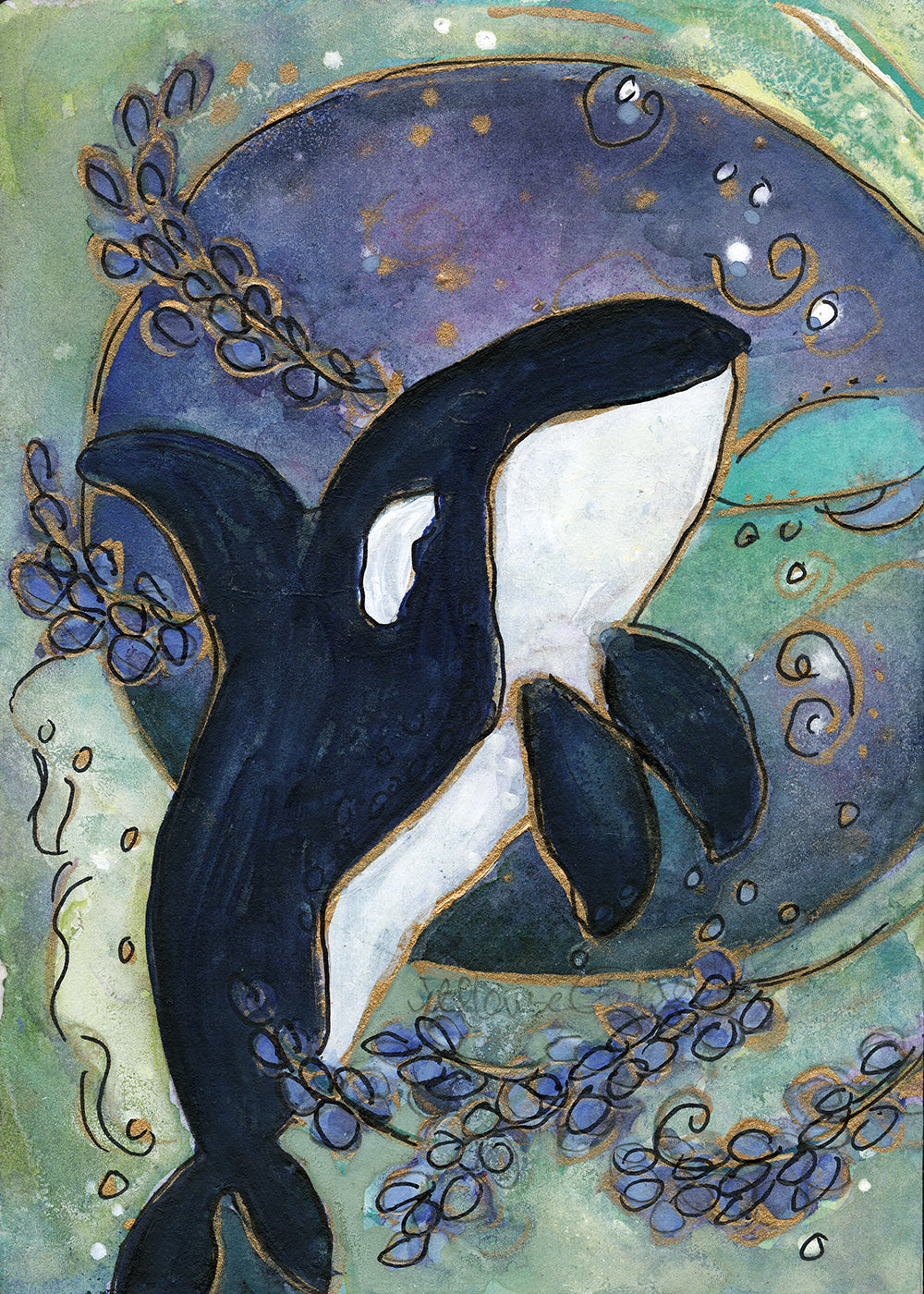 Lavender Moon : Art Print
