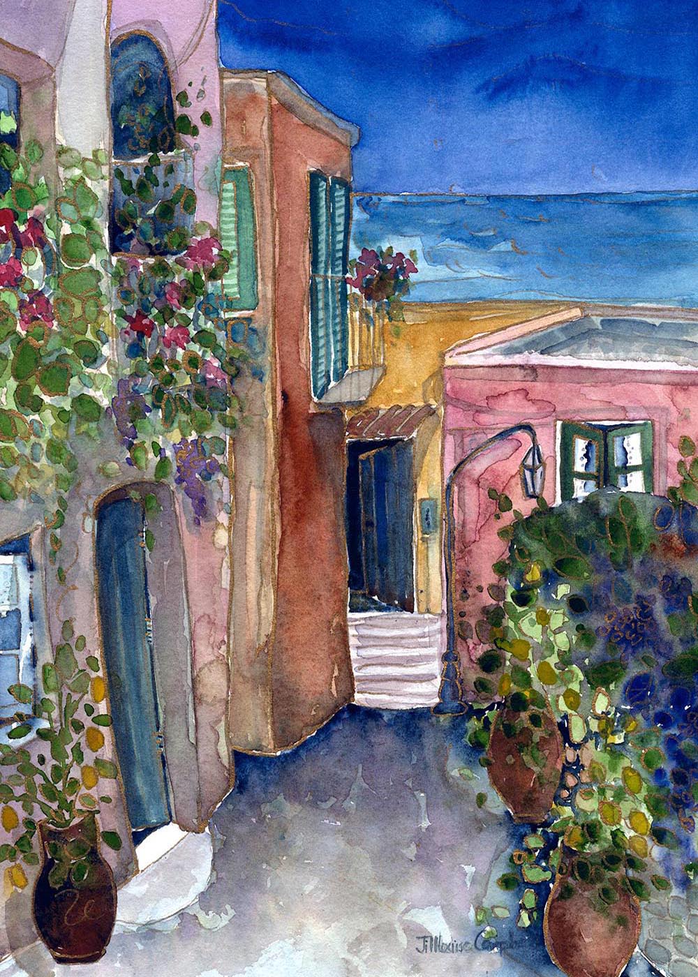 Lemon Pots: Art Print  11X14