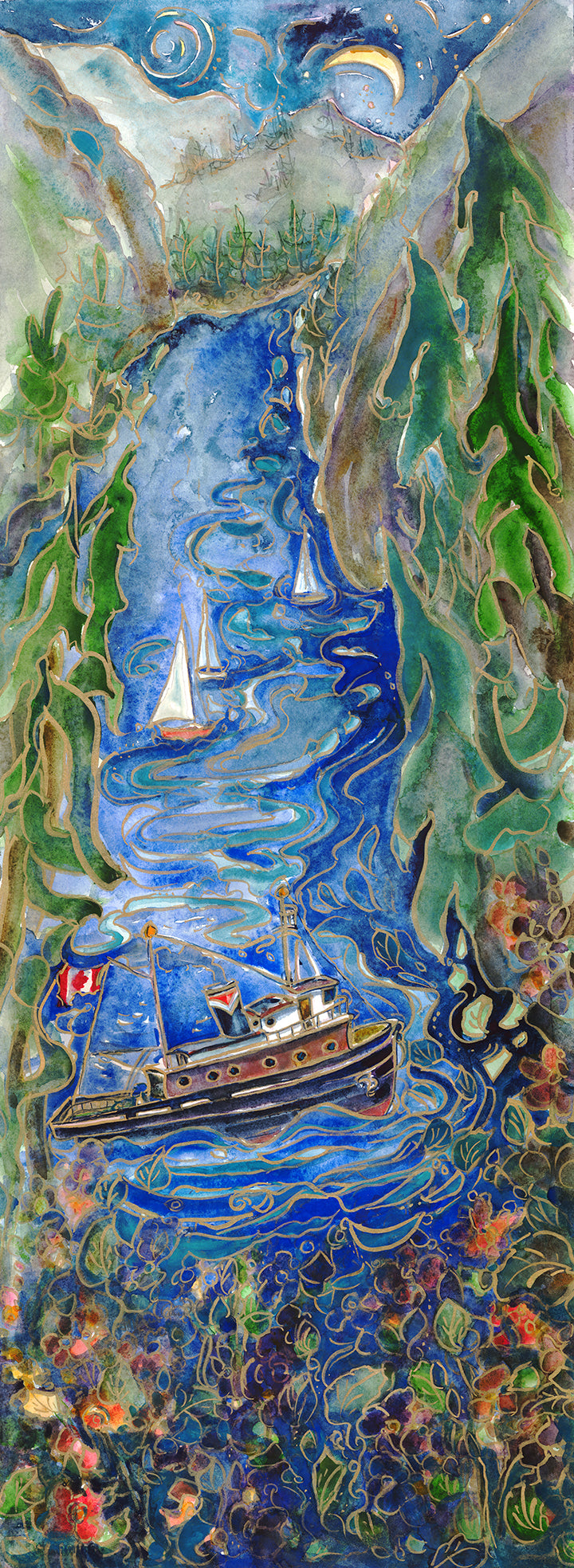 Northern Passage : 13”x36” Limited Edition Canvas #46/400
