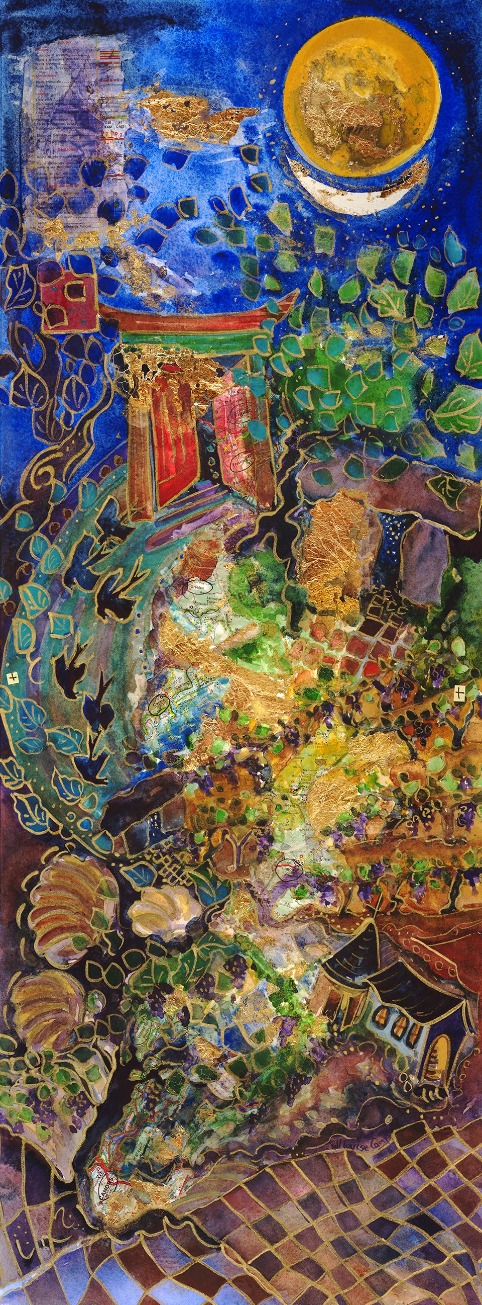 Pilgrimage Begins : 13”x36” Limited Edition Canvas #8/400