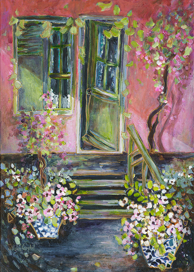 Pink House : Art Print