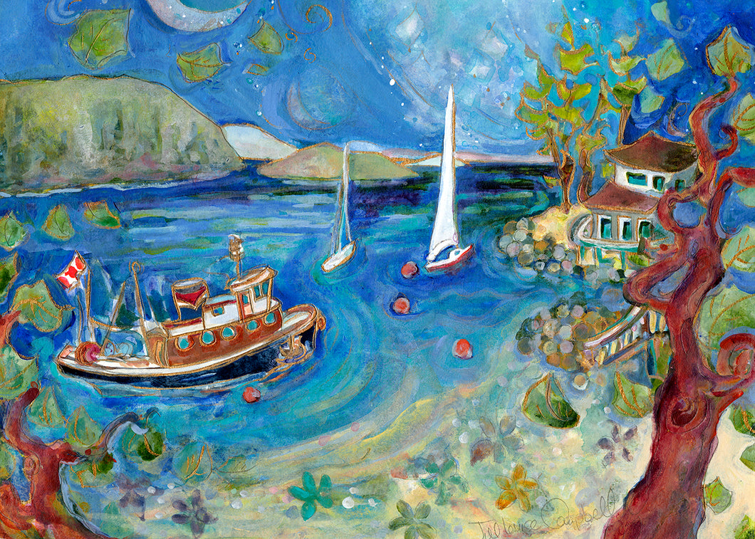 Seahorse Views : Art Print