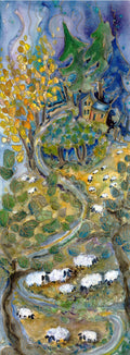 Singing to the Earth  13" X 36" Canvas Limited Edition.