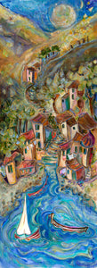 Via Del Amore : 13”x36” Limited Edition Canvas #4/400