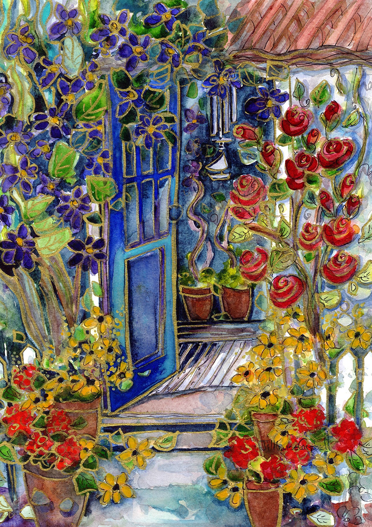 Wind Chimes : Art Print