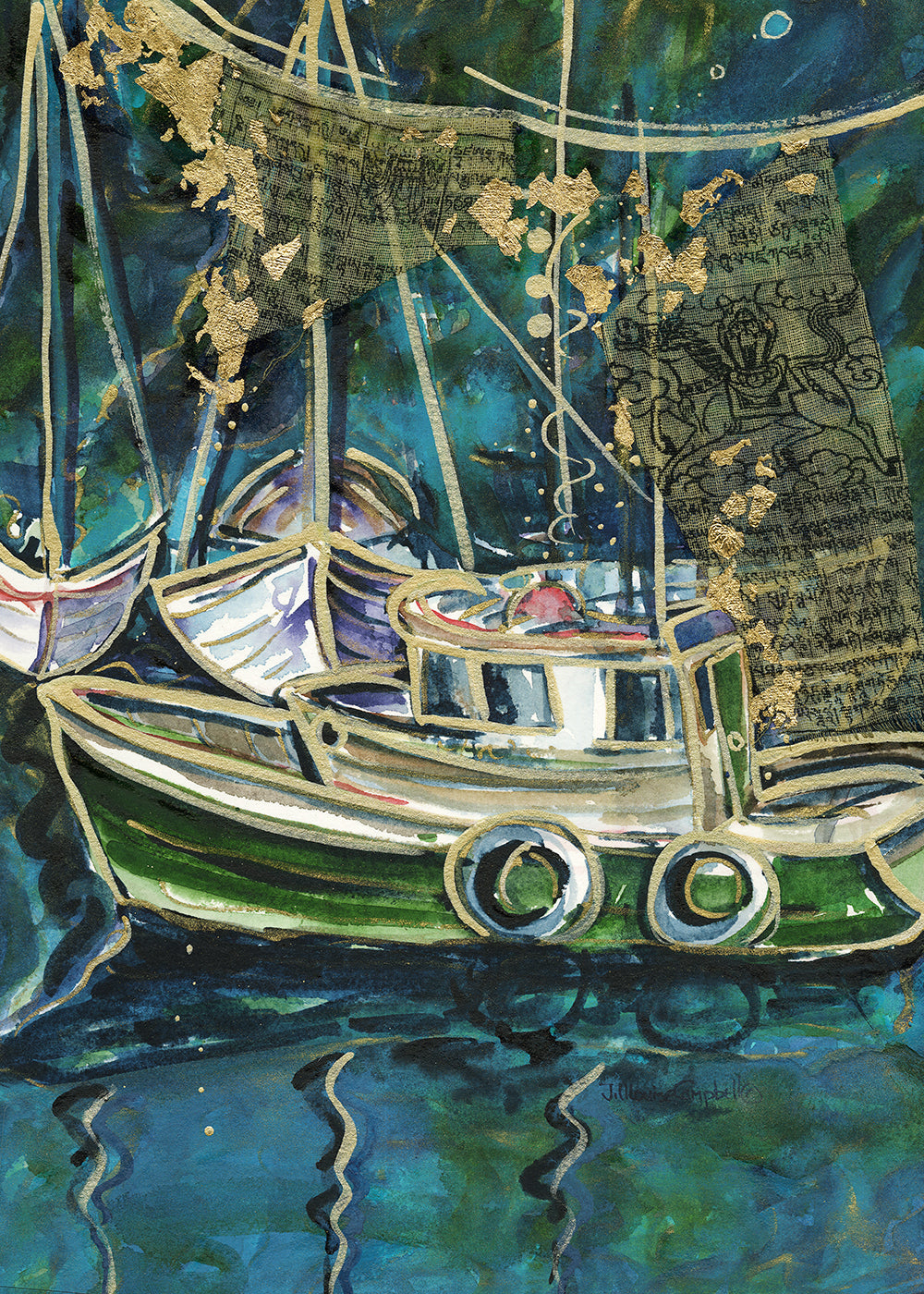 “Wind Horse Rests” auction 16x24 inch Canvas reproduction #1/400