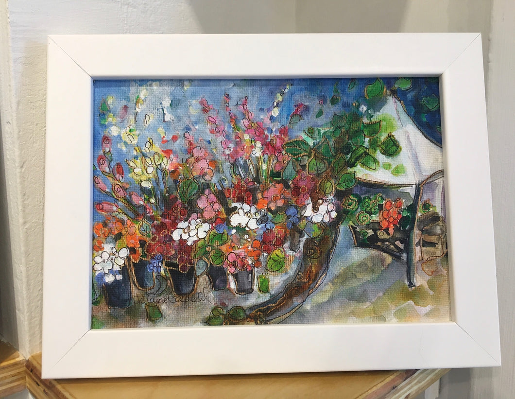 Tent Flowers : Art Gift