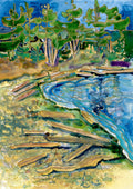 Beaches at Walker Hook : Art Print