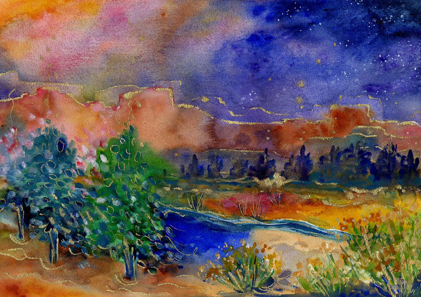 Canyon Storm : Art Print