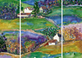 “Celtic Crofts” A limited edition three panel Triptych, shipped rolled