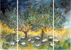 “Contentment” A triptych limited edition, shipped rolled with Canada Post