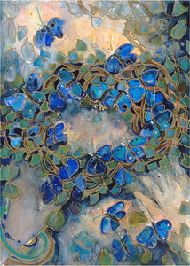 Crown Me Blue Butterfly : Art Print