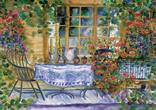 Load image into Gallery viewer, Dining in Blue : Art Print