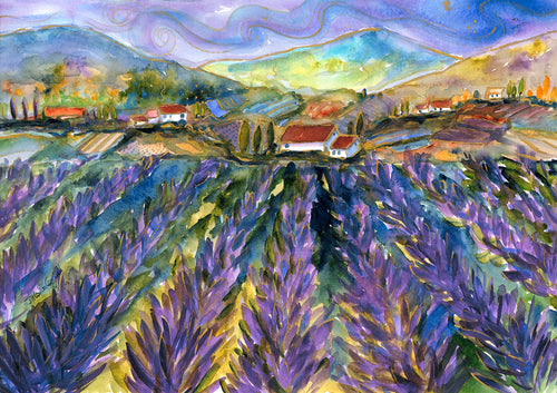 Fragrant Fields : Art Print