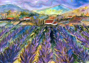 Fragrant Fields : Art Print