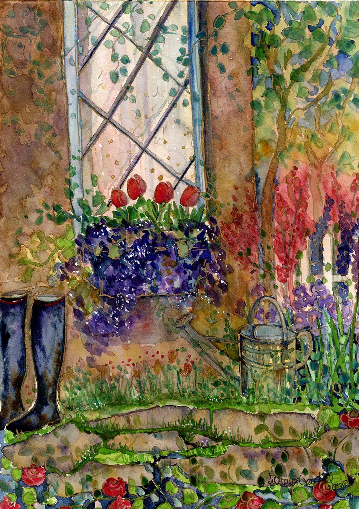 Gardeners Rest : Art Print